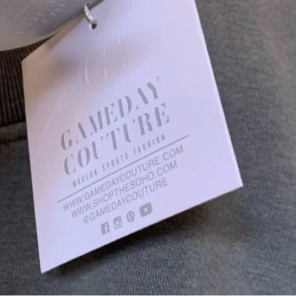 Chicago Bears Women's NFL Gameday Couture Gray Crew Neck Sweater in Size Large - Picture 7 of 8